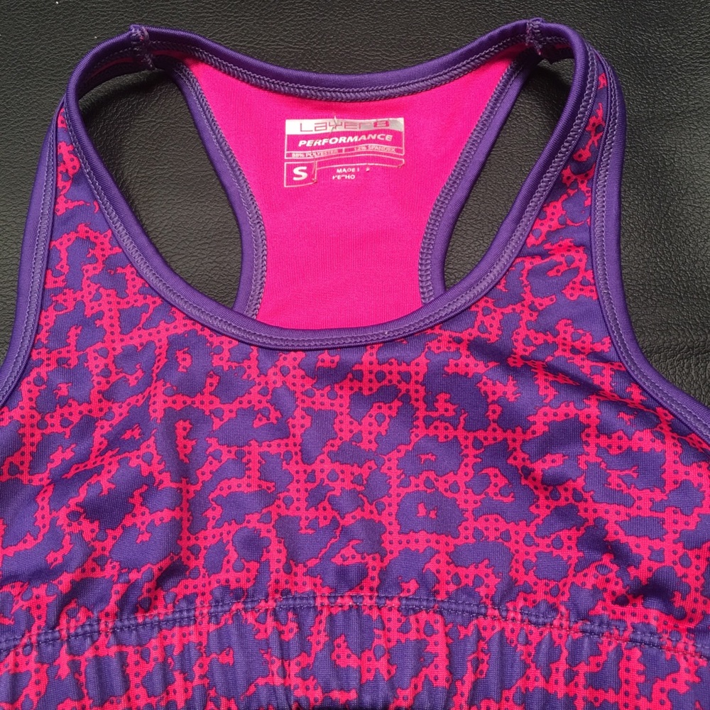 Girls leggings and sports bra set